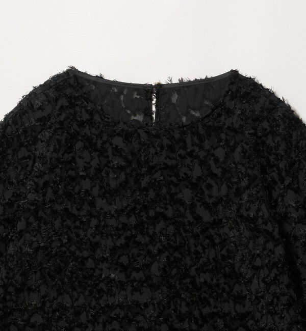 UNITED ARROWS green label relaxing「レオパード カット ジャガード ブラウス」|シャツ・ブラウス|