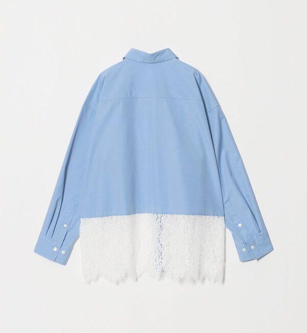 UNITED ARROWS green label relaxing「レース ドッキング シャツ」|シャツ・ブラウス|