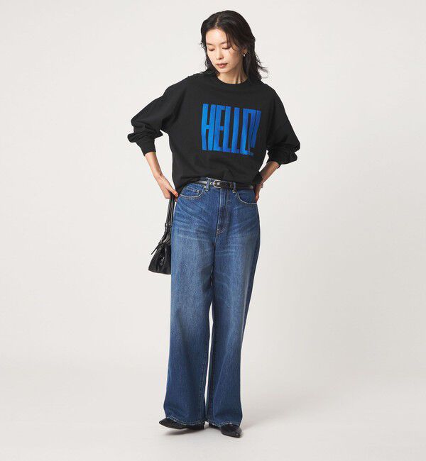 UNITED ARROWS green label relaxing「【別注】＜OAFISH＞ プリント ロングスリーブ Tシャツ」|Tシャツ・カットソー|
