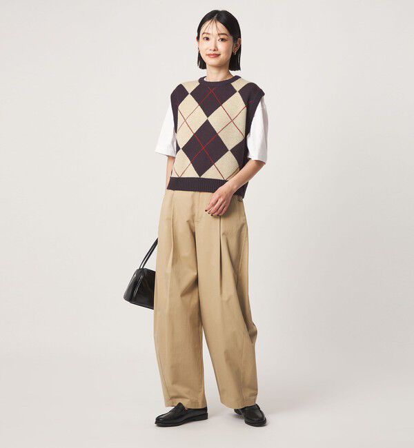UNITED ARROWS green label relaxing「【別注】＜PROTAGONISTA＞アーガイル ベスト」|ベスト・ジレ|
