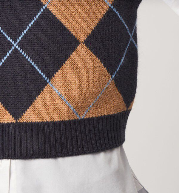 UNITED ARROWS green label relaxing「【別注】＜PROTAGONISTA＞アーガイル ベスト」|ベスト・ジレ|