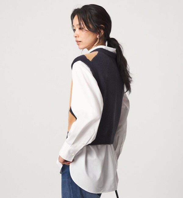 UNITED ARROWS green label relaxing「【別注】＜PROTAGONISTA＞アーガイル ベスト」|ベスト・ジレ|