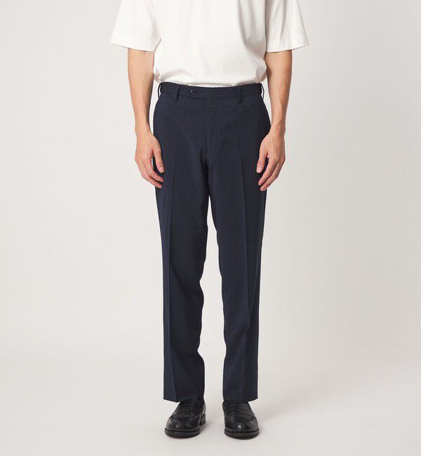UNITED ARROWS green label relaxing「A+ air ポリエステル ピンヘッド スタンダード アジャスター スラックス -ストレッチ・通気性-」|スラックス|