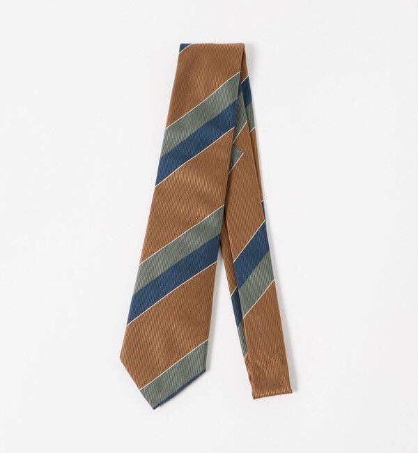 UNITED ARROWS green label relaxing「＜ALTEA＞8.0cm ストライプ2 ネクタイ」|ネクタイ・蝶ネクタイ|MD.BROWN