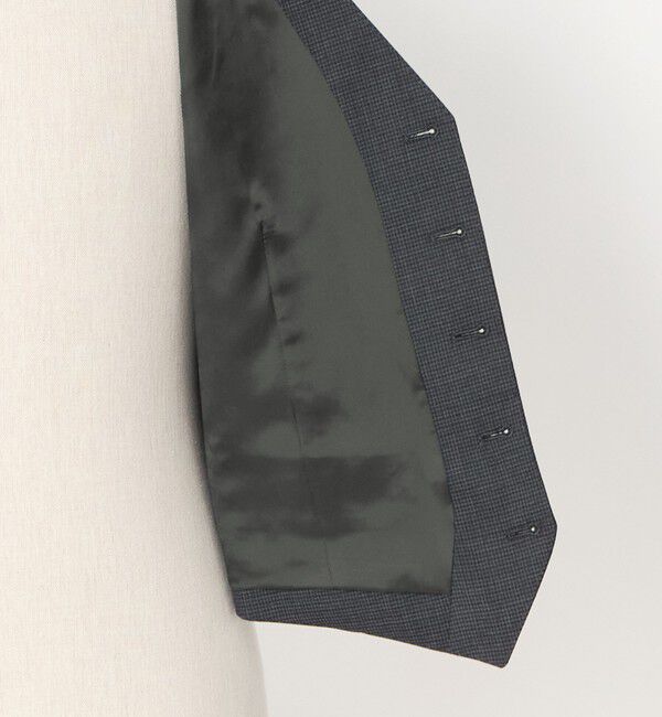 UNITED ARROWS green label relaxing「REDA ハウンドトゥース スリム 5B スーツベスト」|ベスト・ジレ|