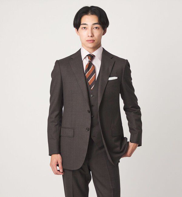 UNITED ARROWS green label relaxing「REDA ハウンドトゥース スリム 5B スーツベスト」|ベスト・ジレ|