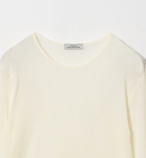 UNITED ARROWS green label relaxing「チュール シアー クルーネック プルオーバー カットソー」|Tシャツ・カットソー|