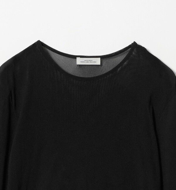 UNITED ARROWS green label relaxing「チュール シアー クルーネック プルオーバー カットソー」|Tシャツ・カットソー|