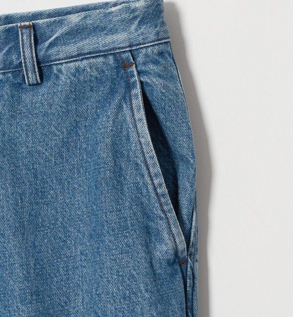 UNITED ARROWS green label relaxing「ワイド ストレート デニム スラックス パンツ W5」|デニム|