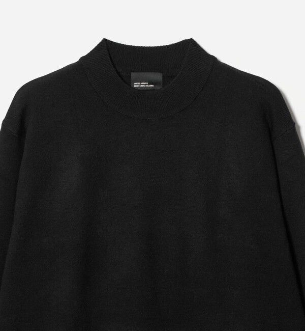 UNITED ARROWS green label relaxing「【WEB限定】JUST fit ハイゲージ ジャケイン モックネック ニット」|ニット・セーター|