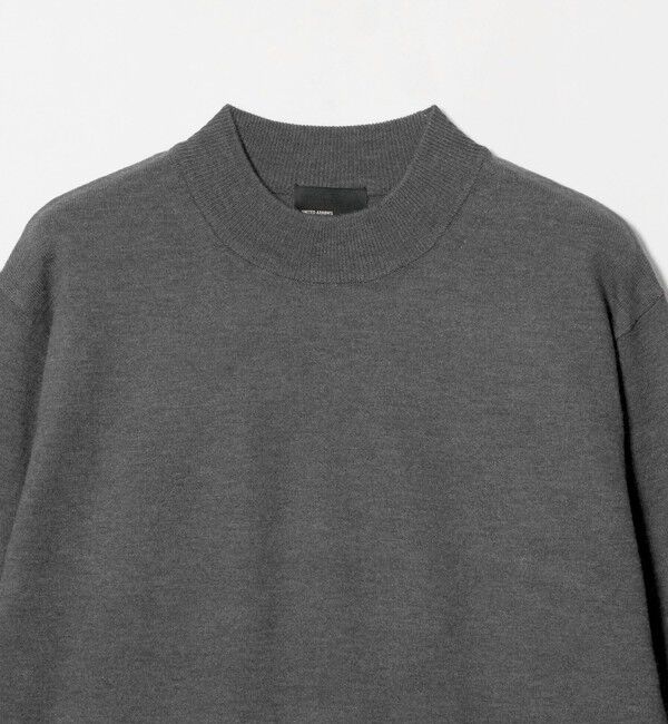 UNITED ARROWS green label relaxing「【WEB限定】JUST fit ハイゲージ ジャケイン モックネック ニット」|ニット・セーター|