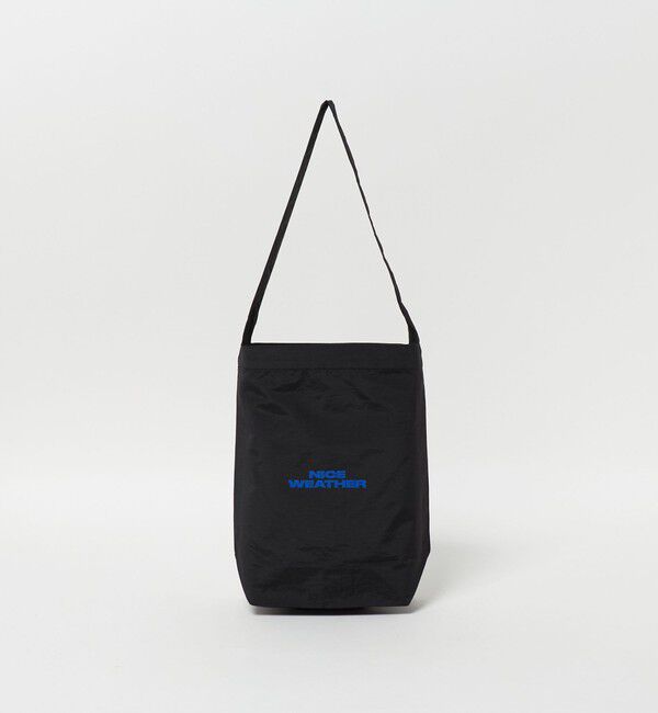 NICE WEATHER「＜NICE WEATHER＞ナイロン ロゴ ミニワンショルダーバッグ 2」|その他|BLACK