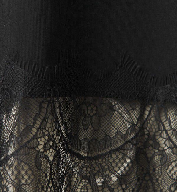 BEAUTY&YOUTH UNITED ARROWS「【WEB限定】レースコンビ ノースリーブカットソー」|Tシャツ・カットソー|