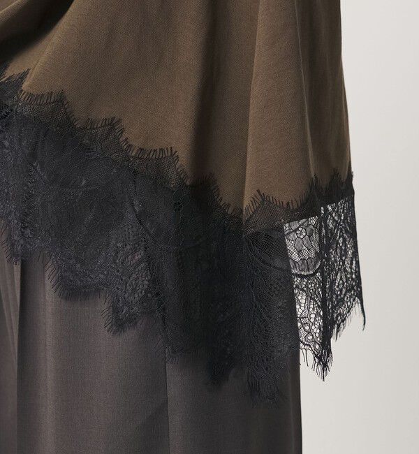 BEAUTY&YOUTH UNITED ARROWS「【WEB限定】レースコンビ ノースリーブカットソー」|Tシャツ・カットソー|