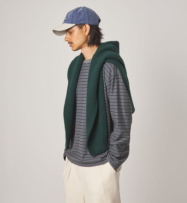 STEVEN ALAN「＜Steven Alan＞ オーガニックコットン ボーダー カットソー」|Tシャツ・カットソー|