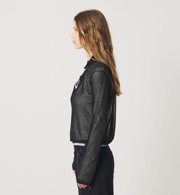ATTISESSION「＜ATTISESSION＞シアー スキッパー ニット」|ニット・セーター|
