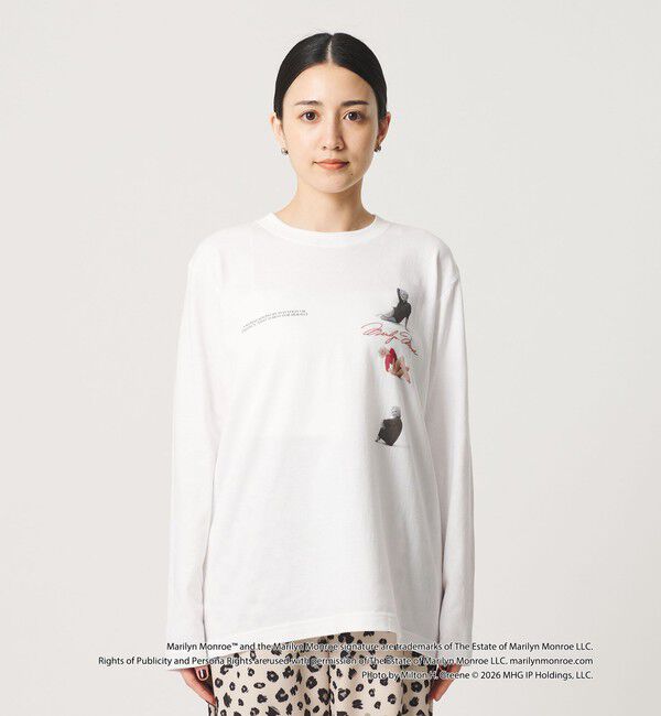 BEAUTY&YOUTH UNITED ARROWS「【別注】＜GOOD ROCK SPEED＞Marilyn Monroe/ロングスリーブ Tシャツ」|Tシャツ・カットソー|