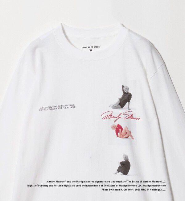 BEAUTY&YOUTH UNITED ARROWS「【別注】＜GOOD ROCK SPEED＞Marilyn Monroe/ロングスリーブ Tシャツ」|Tシャツ・カットソー|
