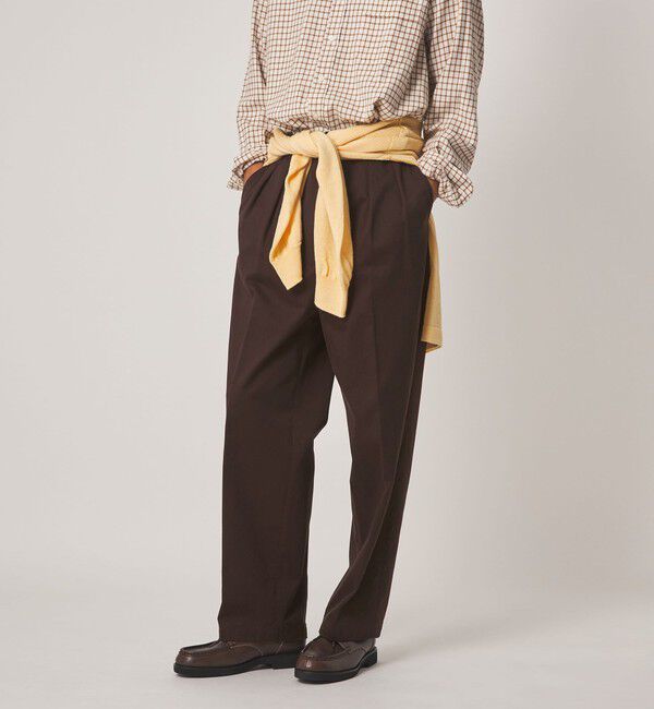 STEVEN ALAN「＜Steven Alan＞ ウエポン ニドム イン ツープリーツ ドレス トラウザーズ II」|チノ|