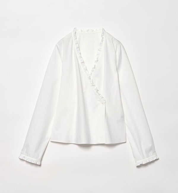 STEVEN ALAN「＜Steven Alan＞カシュクール フリル ブラウス」|シャツ・ブラウス|