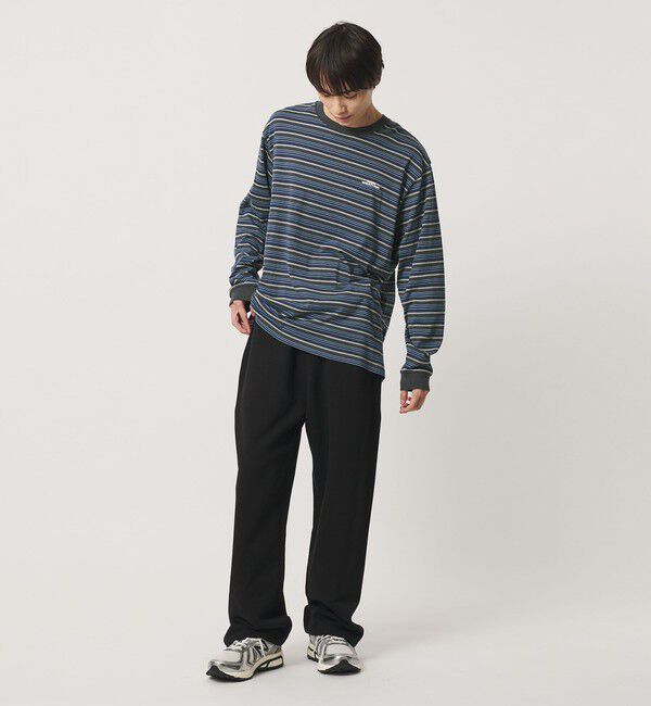 NICE WEATHER「＜NICE WEATHER＞マルチボーダー ロングスリーブ Tシャツ」|Tシャツ・カットソー|