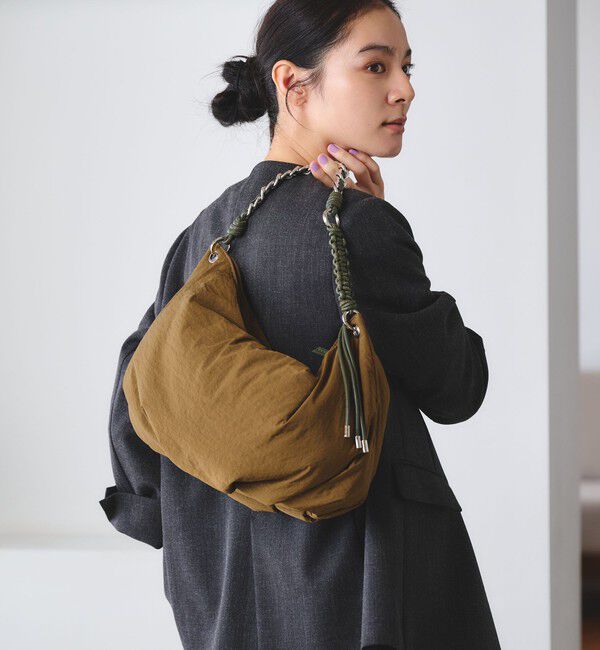 BEAUTY&YOUTH UNITED ARROWS「【別注】＜LE VERNIS＞チェーン&times;コード ハンドル ショルダーバッグ」|ショルダー・メッセンジャー|OLIVE
