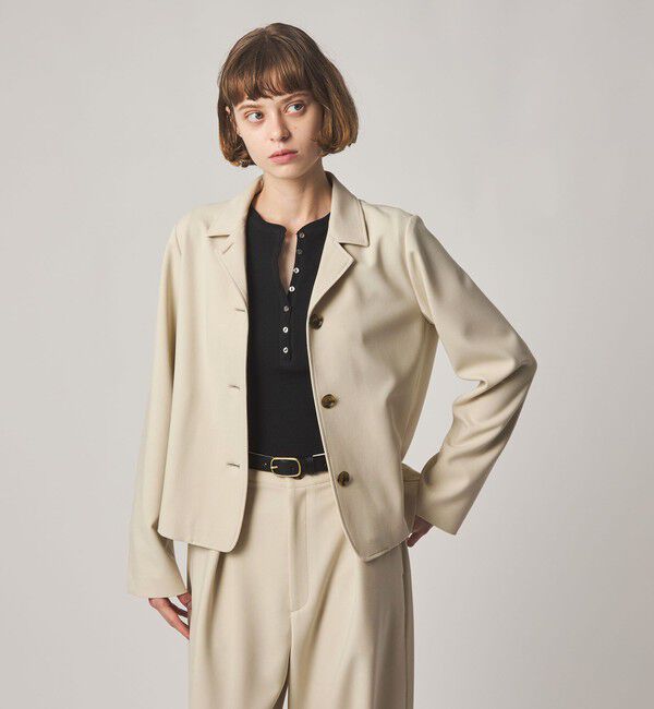 STEVEN ALAN「＜Steven Alan＞ダブルクロス シャツジャケット」|テーラードジャケット|