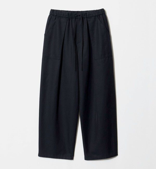 BEAUTY&YOUTH UNITED ARROWS「タック パッチポケット ドローストリング パンツ」|その他|NAVY