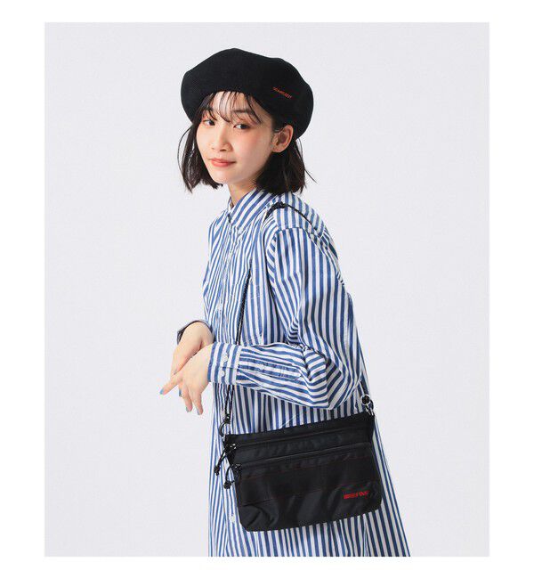 BEAMSBOY「【別注】BRIEFING / サコッシュ」|ショルダー・メッセンジャー|BLACK