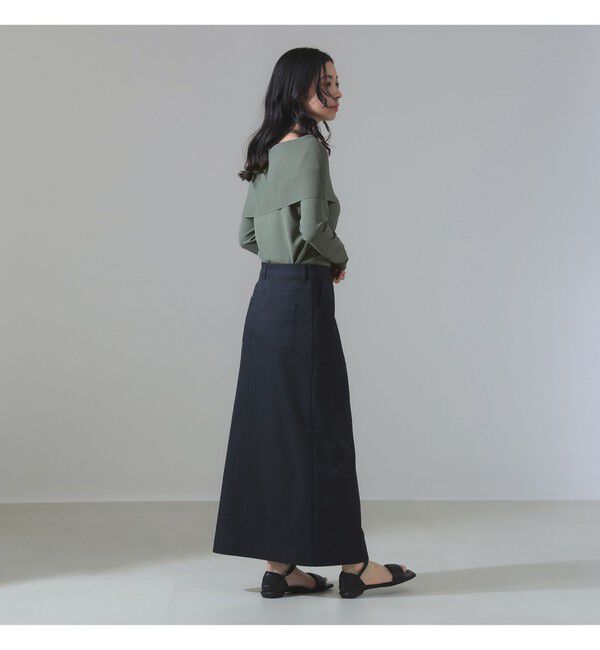 Demi-Luxe BEAMS 「オフショルダー プルオーバーニット」|ニット・セーター|