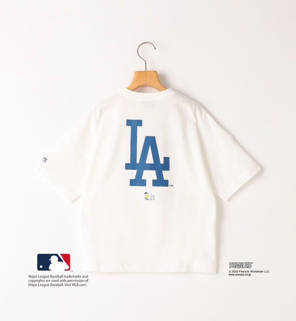 SHIPS KIDS「SHIPS KIDS:100～125cm / PEANUTS&times;MLB プリント Tシャツ」|Tシャツ・カットソー|