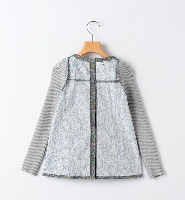 SHIPS KIDS「SHIPS KIDS:100～130cm / コーデュロイ リブ レイヤード トップス」|シャツ・ブラウス|