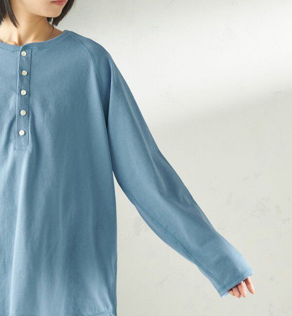 SHIPS for women「【SHIPS別注】onit: ヘンリー ネック プルオーバー」|Tシャツ・カットソー|