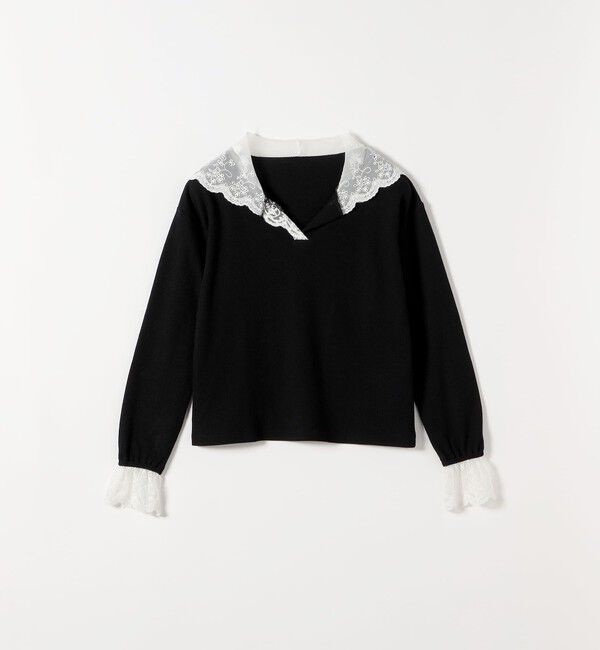 SHIPS any「《予約》SHIPS any:〈洗濯機可能〉ワッフル レース フーディー プルオーバー」|Tシャツ・カットソー|