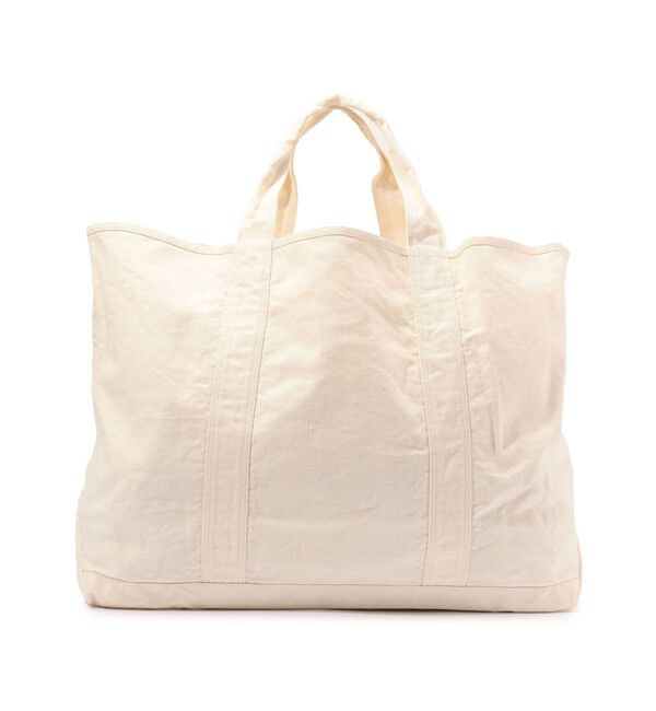 JAMES PERSE「コットンリネンキャンバストートバッグ LARGE AMF0016」|トートバッグ|11 ホワイト