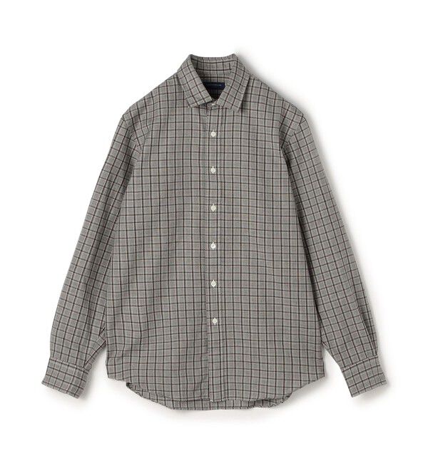 TOMORROWLAND MENS「ウールコットンビエラ セミワイドカラーシャツ」|シャツ・ブラウス|16 グレー系
