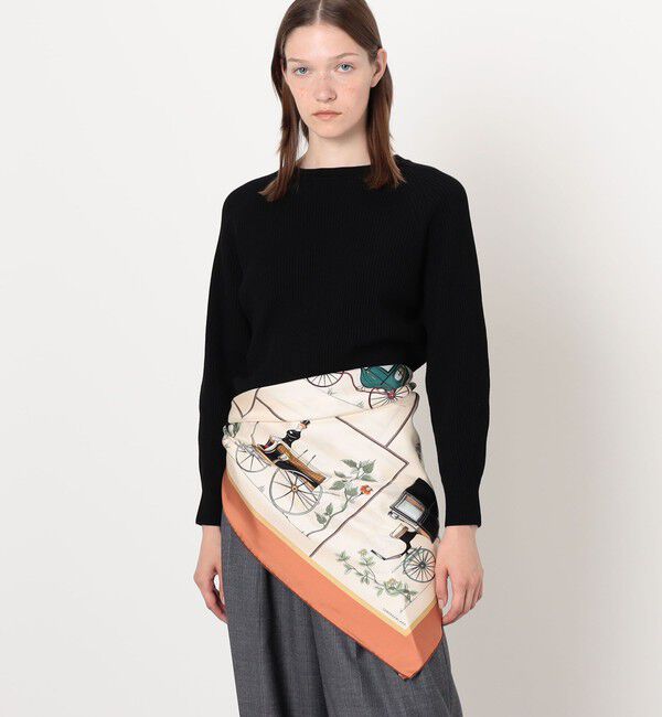 TOMORROWLAND GOODS「ATELIER TOMORROW CARRIAGE シルクスカーフ」|バンダナ・スカーフ|