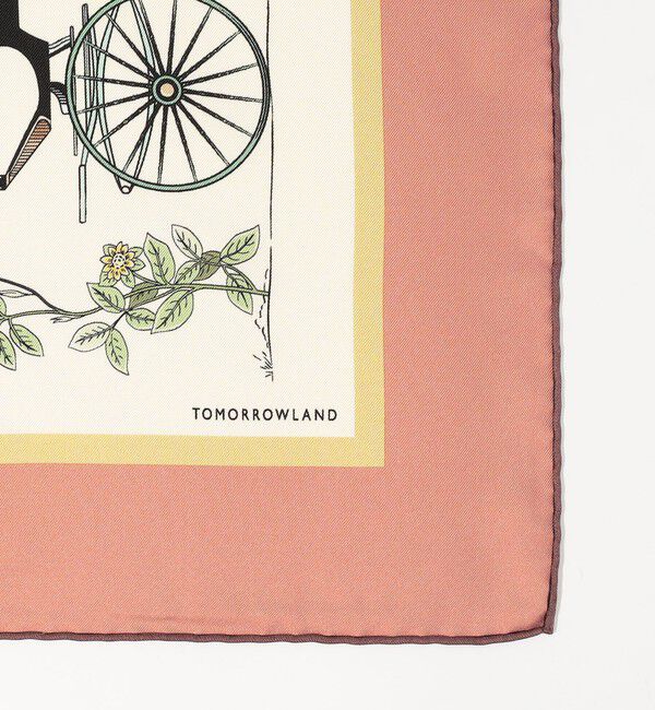 TOMORROWLAND GOODS「ATELIER TOMORROW CARRIAGE シルクスカーフ」|バンダナ・スカーフ|