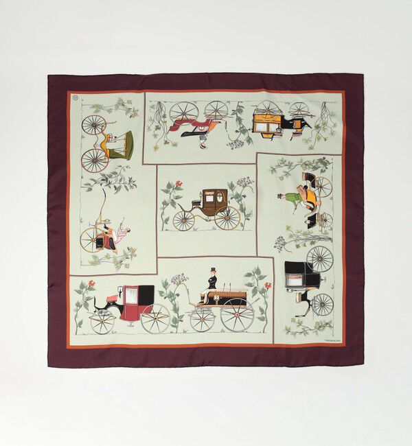 TOMORROWLAND GOODS「ATELIER TOMORROW CARRIAGE シルクスカーフ」|バンダナ・スカーフ|