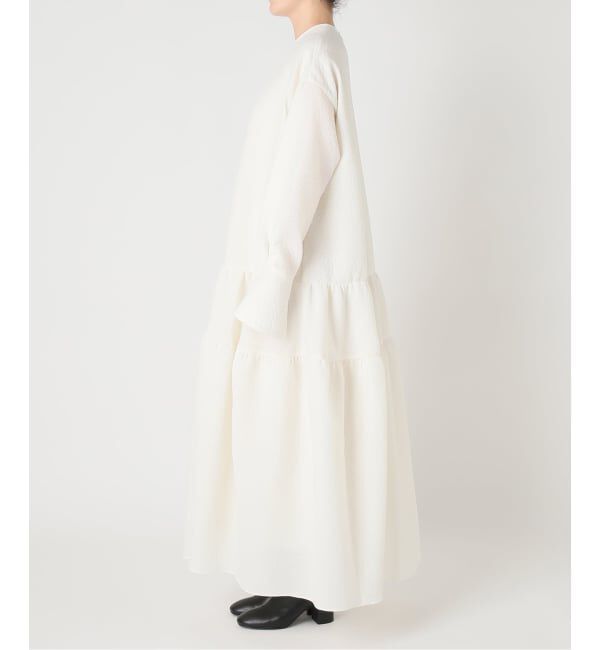  「《予約》SHEER JACQURD DRESS：ワンピース」|ワンピース|