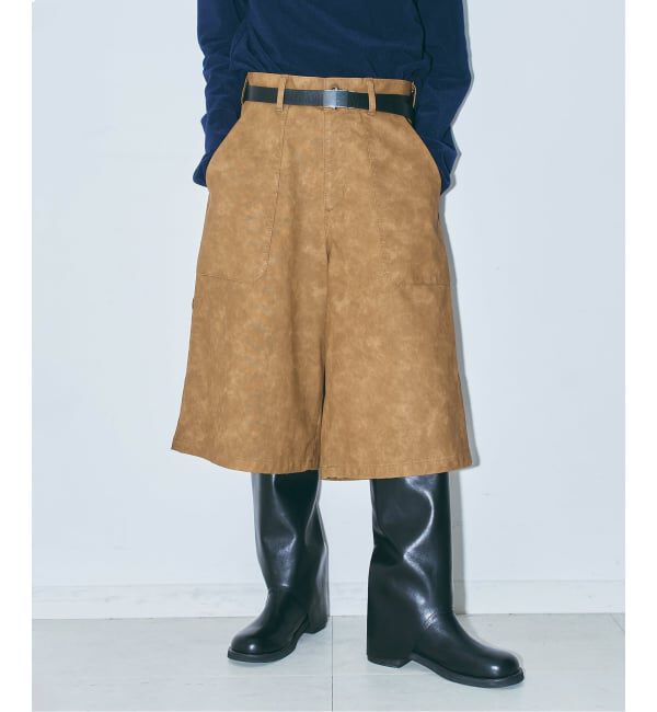  「《予約》FAUX LEATHER HALF パンツ」|その他|