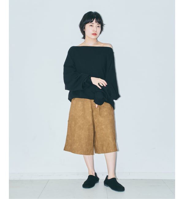  「《予約》FAUX LEATHER HALF パンツ」|その他|