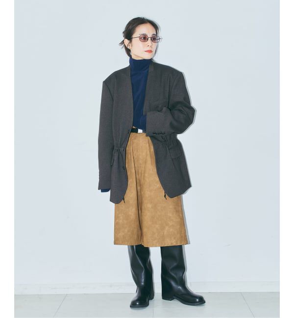  「《予約》FAUX LEATHER HALF パンツ」|その他|