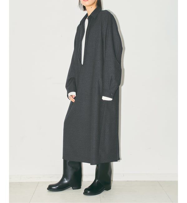  「《予約》WOOL DOT SKIPPER DRESS：ワンピース」|ワンピース|