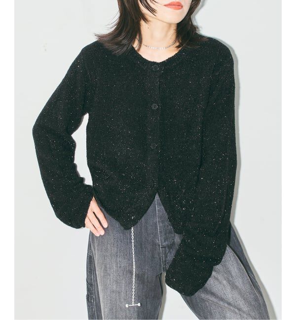  「《予約》LAME KNIT カーディガン」|ニット・セーター|