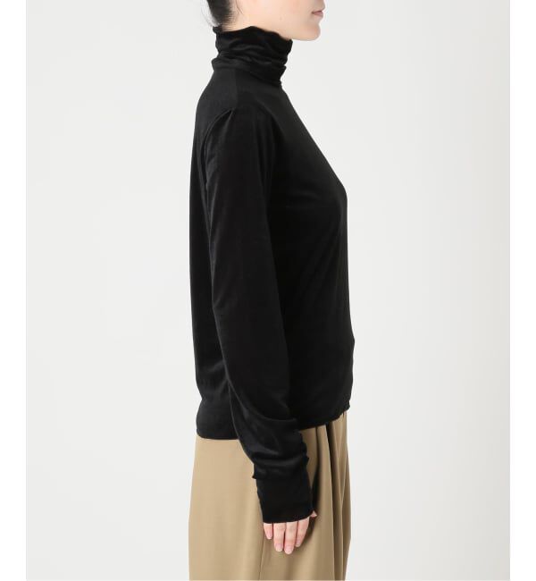 「《予約》SHEER VELOR HIGH NECK TOP：カットソー」|Tシャツ・カットソー|
