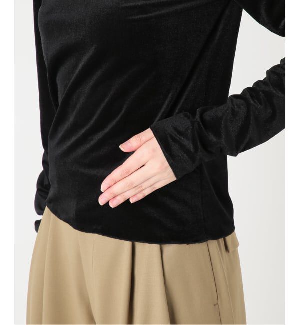  「《予約》SHEER VELOR HIGH NECK TOP：カットソー」|Tシャツ・カットソー|