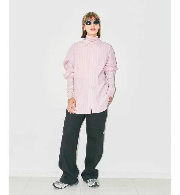  「《予約》SHEER VELOR HIGH NECK TOP：カットソー」|Tシャツ・カットソー|