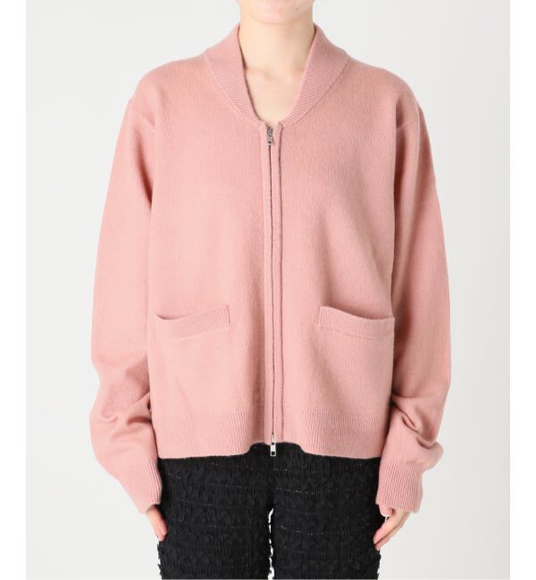  「《予約》ZIP UP KNIT BLOUSON：カーディガン」|ニット・セーター|