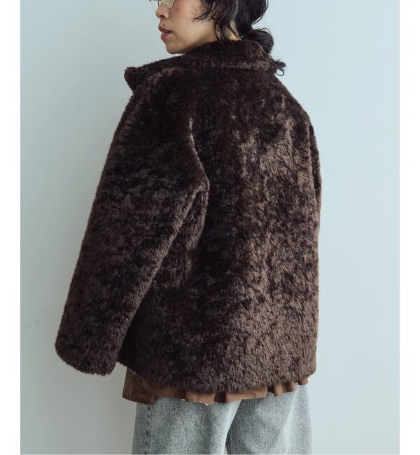 IENA LA BOUCLE「《予約》IENA LA BOUCLE リバーシブルフェイクファースエードブルゾン」|その他|